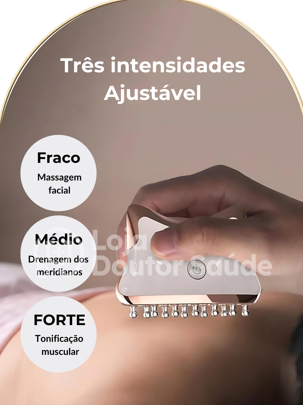 Massageador Facial Elétrico LiftUp